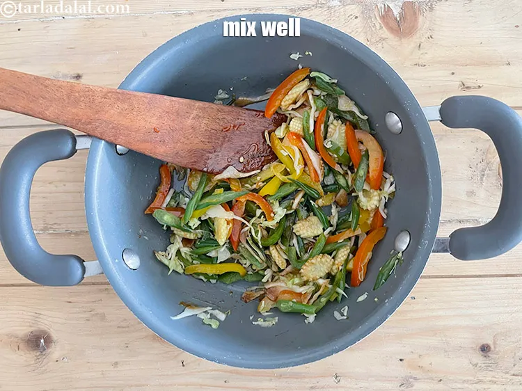 Step 16 – Mix well.