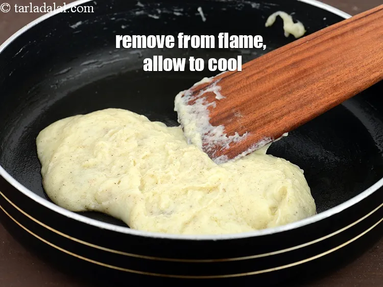 Step 12 – Remove from the flame, allow it to cool slightly.
