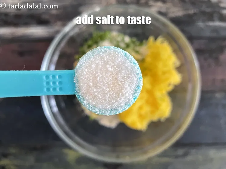 Step 15 – Add salt to taste. We added 1/2 tsp salt.
