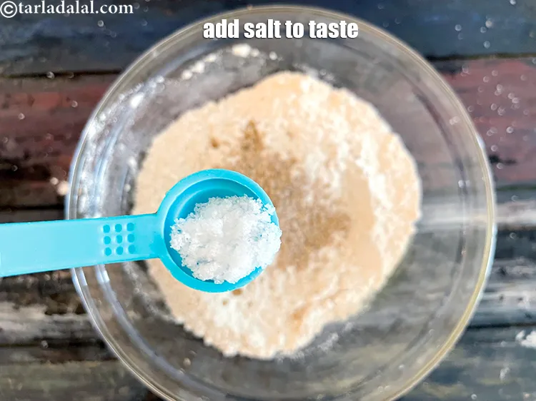स्टेप 13 – स्वादानुसार नमक डालें।
