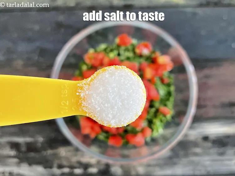 Step 9 – Add salt to taste. We added 1/2&nbsp;tsp salt.