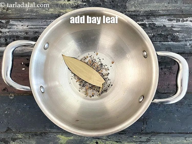 Step 20 – Add&nbsp;<meta charset="UTF-8" />1&nbsp;<a href="glossary-bay-leaf-tejpatta-bay-leaves-189i">bayleaf (tejpatta)</a>.