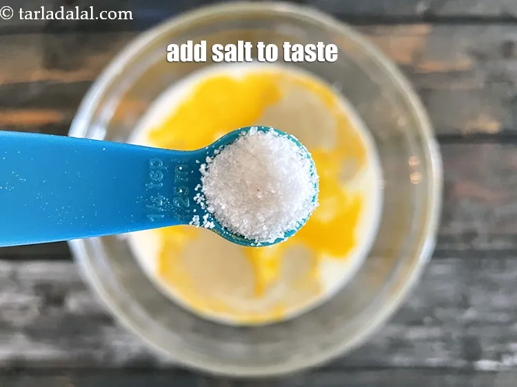Step 12 – Add salt to taste. We used 1/4 tsp salt.
