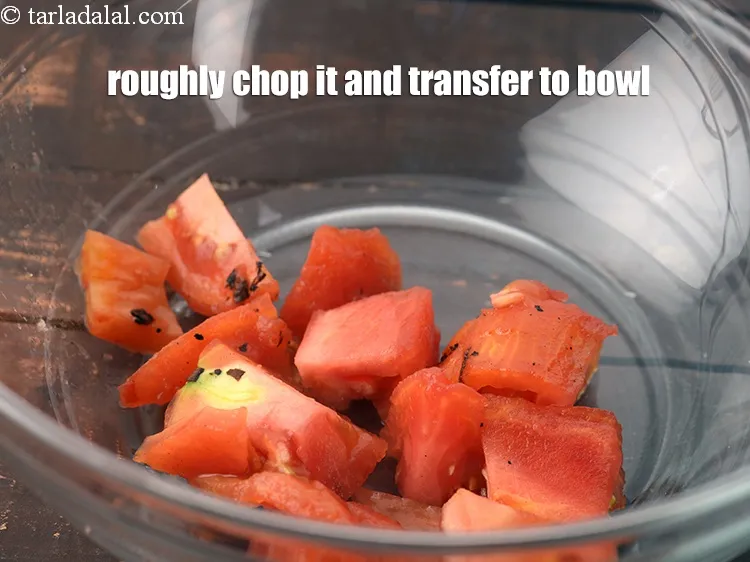 Step 12 – Roughly chop it and transfer to a deep bowl.&nbsp;