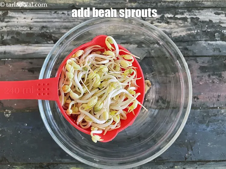 Step 18 – Add&nbsp;3/4 cup&nbsp;<a href="glossary-bean-sprouts-193i">bean sprouts</a>.