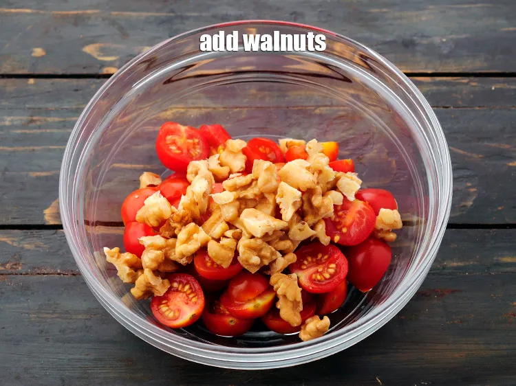 Step 12 – Add the walnuts.&nbsp;