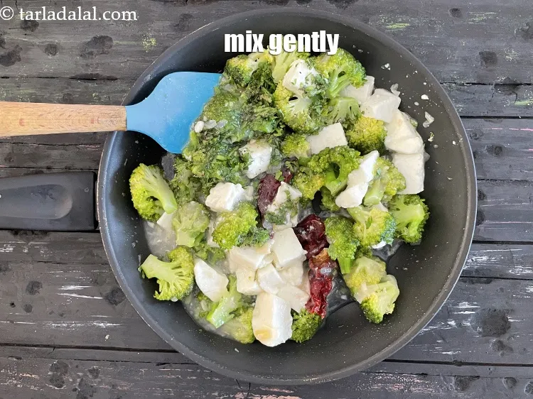 Step 31 – Mix gently.