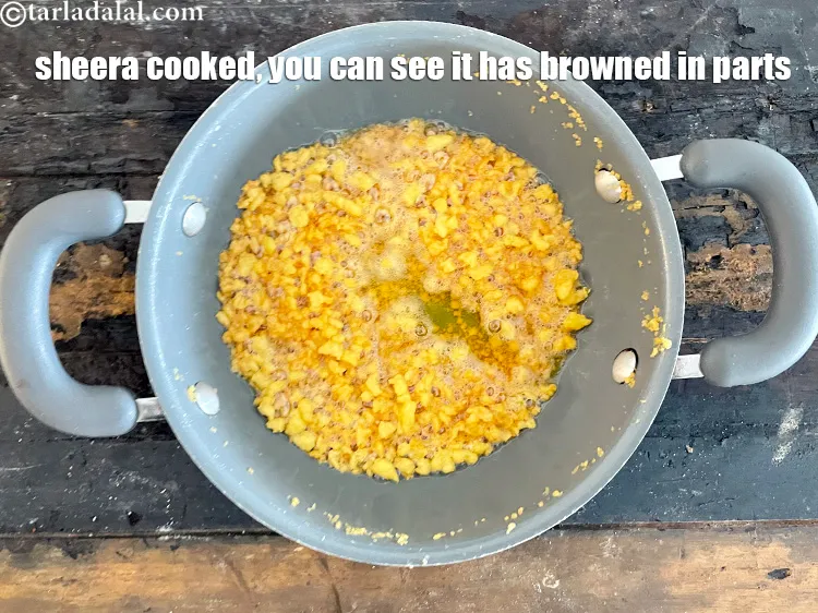 Step 19 – <p>We have cooked the sheera for now for 12 minutes.</p>