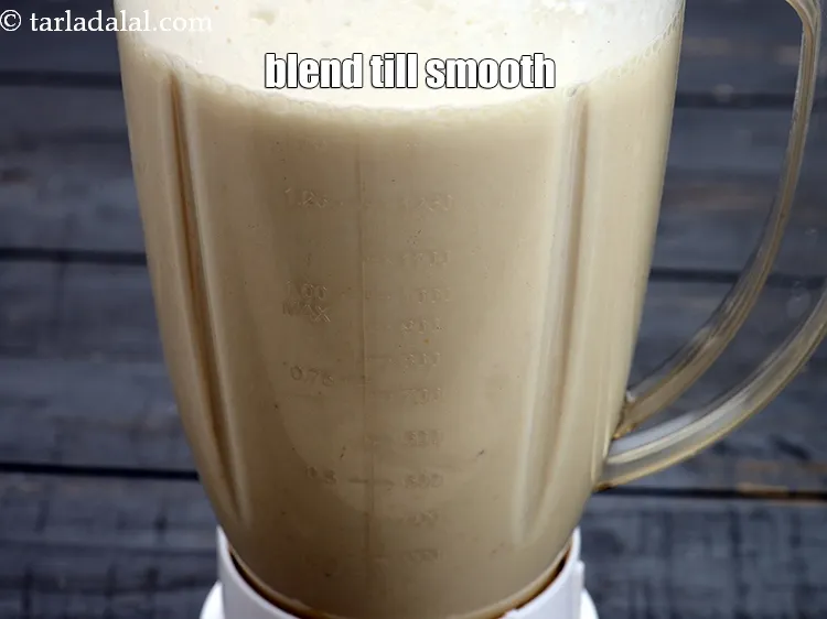 Step 12 – Blend well till smooth.
