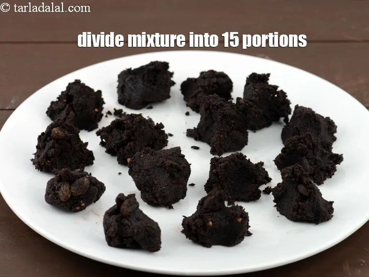 Step 12 – Divide the dough mixture into 15 equal portions.
