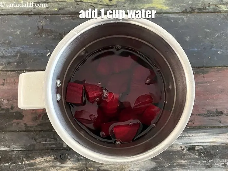 Step 13 – Add 1 cup of water.