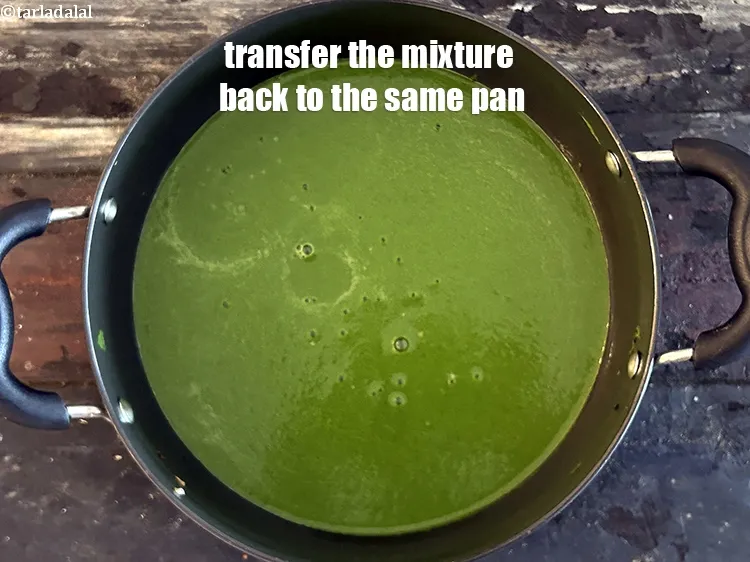 Step 13 – <p>Transfer the mixture back into the same non-stick pan.</p>