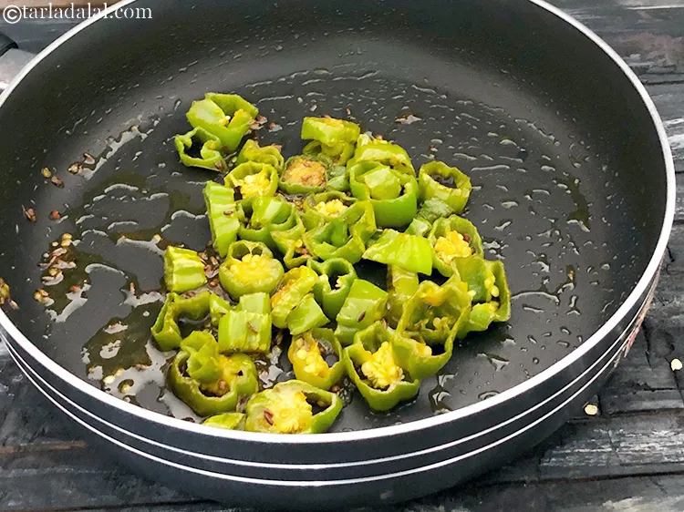 Step 12 – All it to cool and serve <strong>instant chilli pickle recipe| quick bhavnagri chilli pickle | …