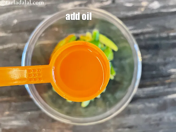 Step 18 – Add&nbsp;<meta charset="UTF-8" />2 tsp&nbsp;<a href="glossary-oil-671i">oil</a>.