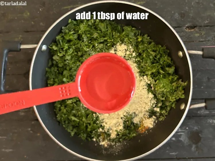 Step 14 – Add&nbsp;1 tbsp of water.