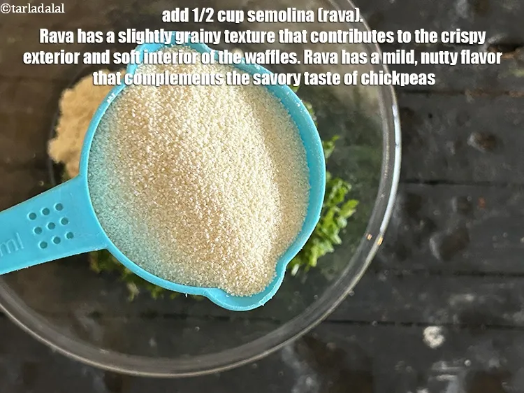 Step 13 – Add&nbsp;<meta charset="UTF-8" />1/2 cup&nbsp;<a href="glossary-semolina-sooji-rava-rawa-603i">semolina (rava)</a>.&nbsp;Rava has a slightly grainy texture that contributes to the …
