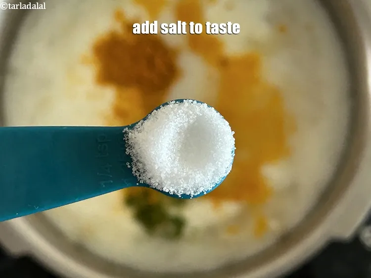 Step 17 – Add salt to taste.