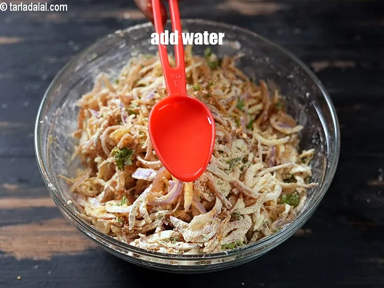 Step 14 – &nbsp;Add approx &frac12; cup water.