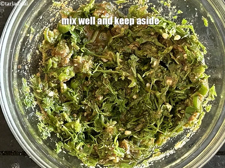 Step 13 – Mix well and keep aside.