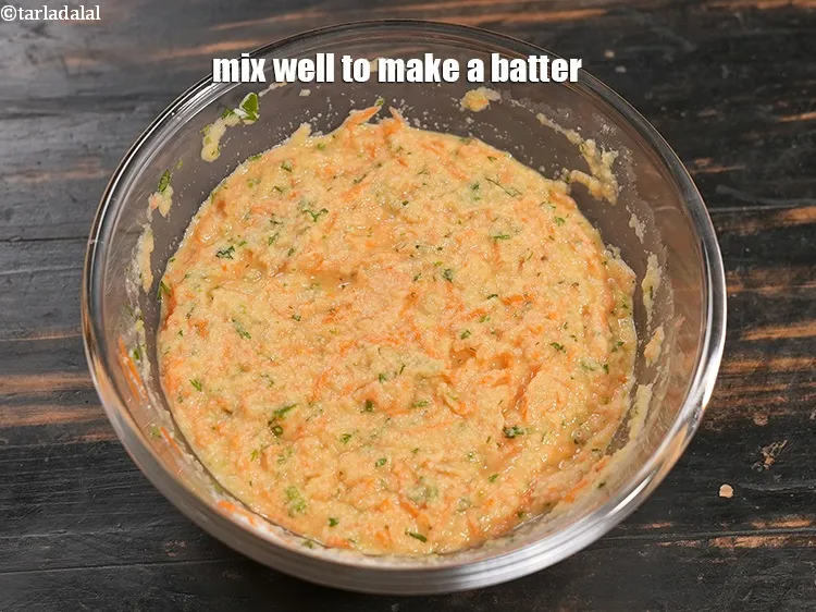 Step 20 – Mix well to make a batter.
