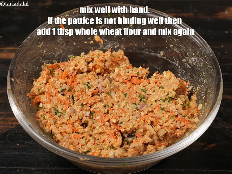 Step 15 – <meta charset="UTF-8" />Mix well with hand. If the pattice is not binding well then add …