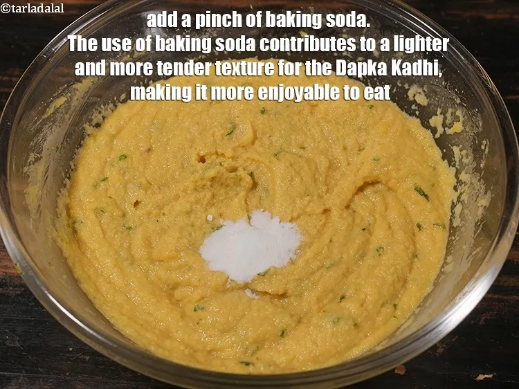 Step 15 – <meta charset="UTF-8" />Add a pinch of&nbsp;<a href="glossary-baking-soda-soda-bi-carb-615i">baking soda</a>.&nbsp;<meta charset="UTF-8" />The use of baking soda contributes …