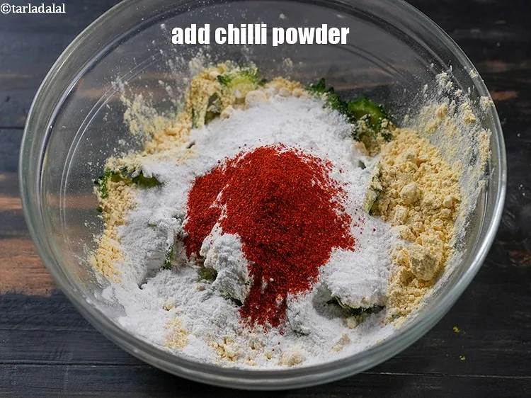 Step 13 – Add 1 tsp&nbsp;<a href="https://www.tarladalal.com/glossary-chilli-powder-red-chilli-powder-339i">chilli powder</a>.