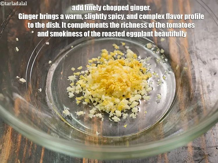 Step 13 – Add 1 tsp finely&nbsp;<a href="https://www.tarladalal.com/glossary-chopped-ginger-786i">chopped ginger (adrak)</a>. Ginger brings a warm, slightly spicy, and complex …