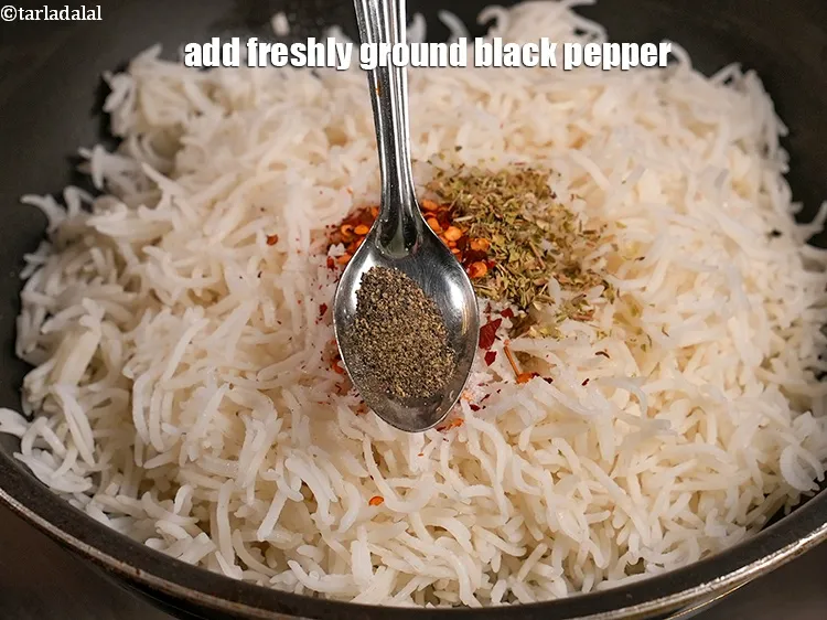 Step 13 – Add <a href="https://www.tarladalal.com/glossary-freshly-ground-black-pepper-kalimirch-powder-kali-mirch-ka-powder-567i">freshly ground black pepper (kalimirch)</a>.