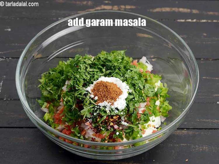 Step 13 – Add &frac14; tsp <a href="https://www.tarladalal.com/glossary-garam-masala-296i">garam masala</a>.