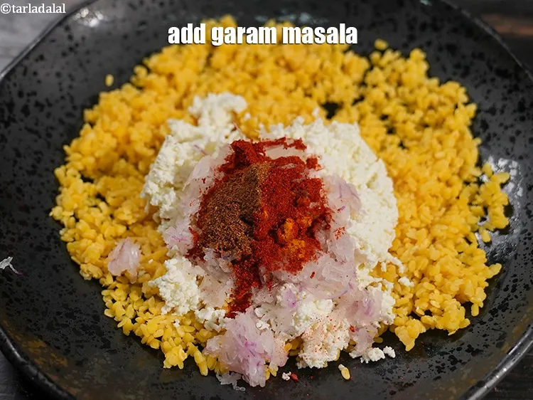 Step 14 – Add &frac14; tsp <a href="https://www.tarladalal.com/glossary-garam-masala-296i">garam masala</a>.