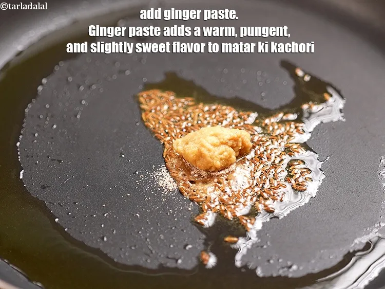 Step 13 – Add 1 tsp <a href="https://www.tarladalal.com/glossary-ginger-paste-adrak-ki-paste-457i">ginger (adrak) paste</a>. Ginger paste adds a warm, pungent, and slightly …