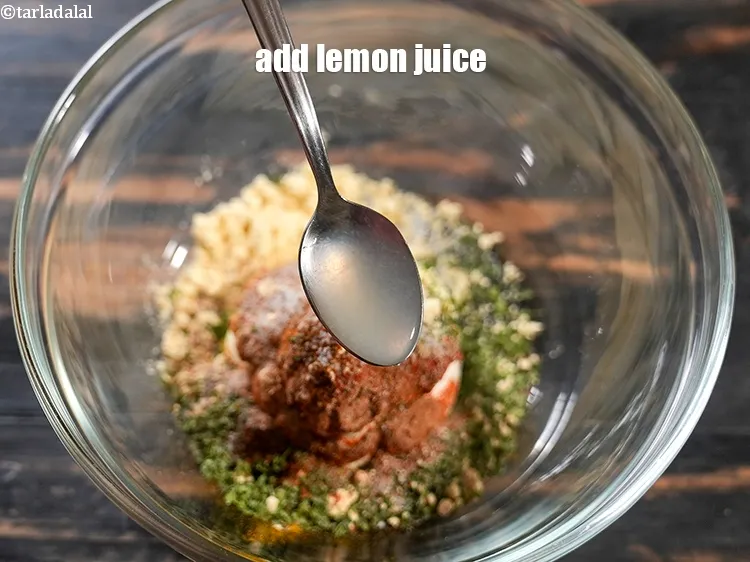 Step 13 – Add 1 tsp lemon juice.