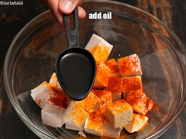 Step 13 – Add 1 tbsp of oil.