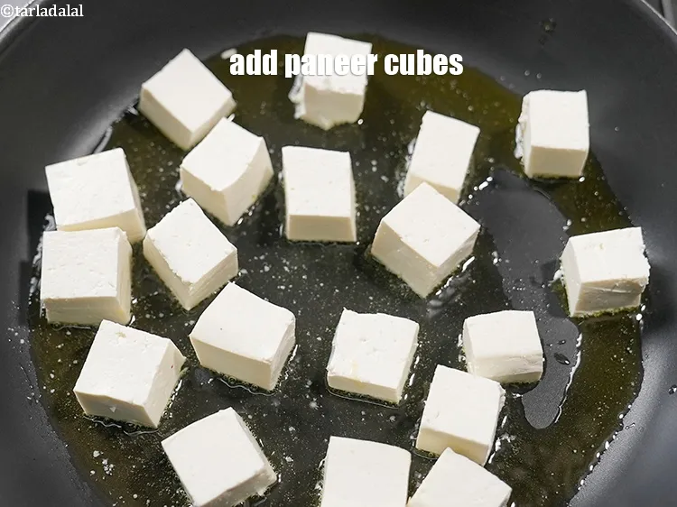Step 14 – <p>Add 1½ cups of paneer cubes.&nbsp;</p>