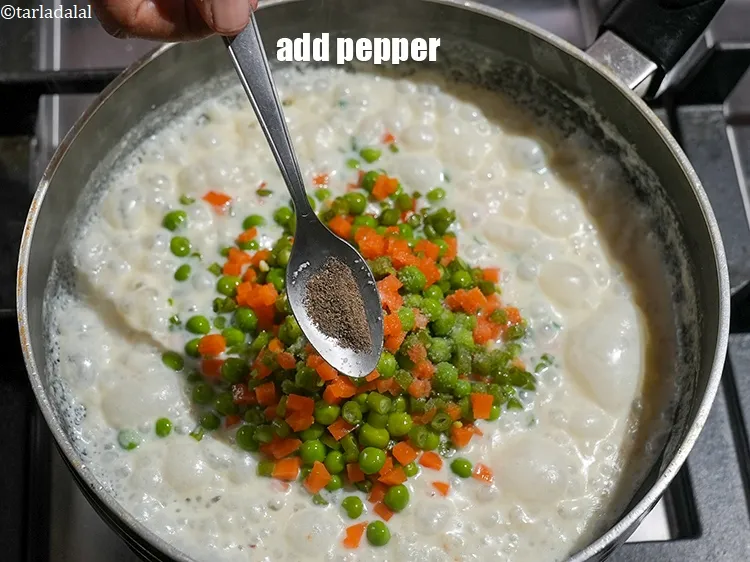 Step 19 – Add pepper to taste.