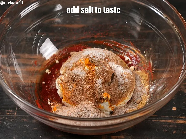 Step 13 – Add salt to taste.