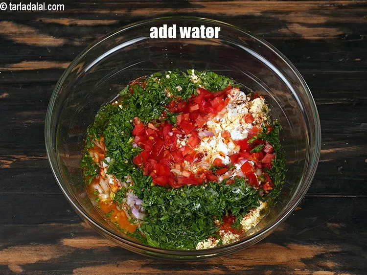 Step 14 – Add 1 cup water.