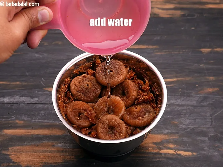Step 18 – Add 1/4 cup water.