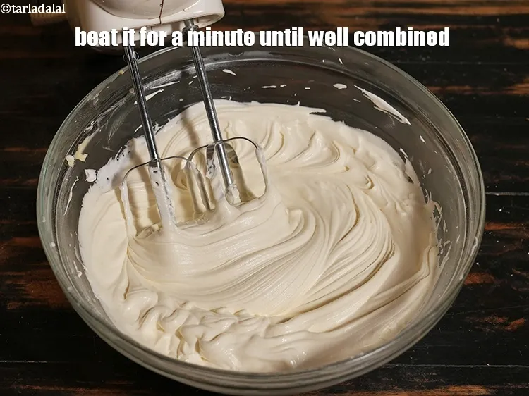 Step 13 – Beat it for a minute until well combined. Keep aside.