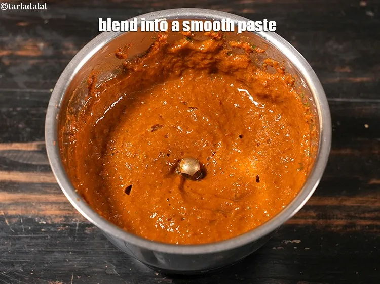 Step 13 – Blend into a smooth paste.