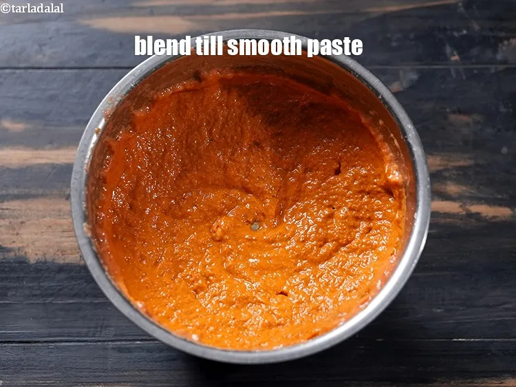 Step 12 – Blend till smooth paste.