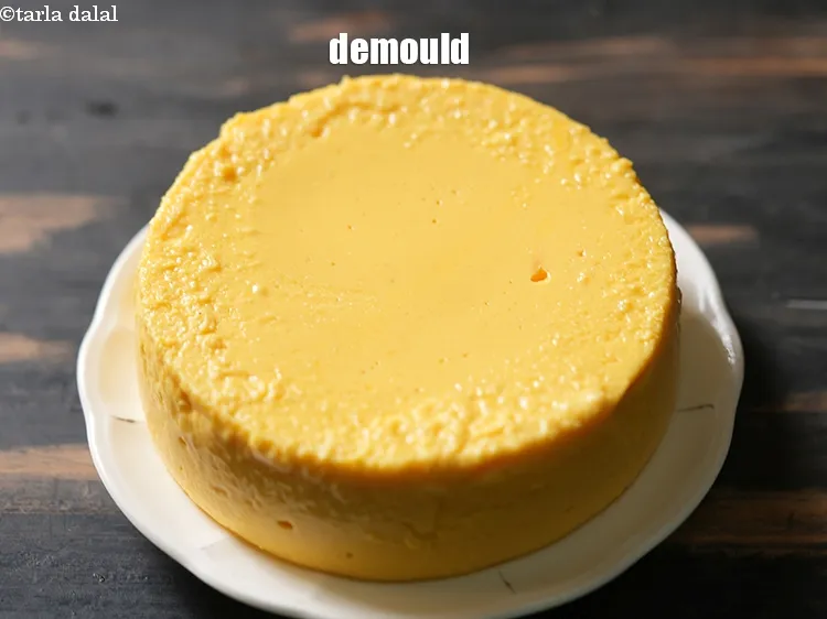 Step 13 – Demould and remove the butter paper.