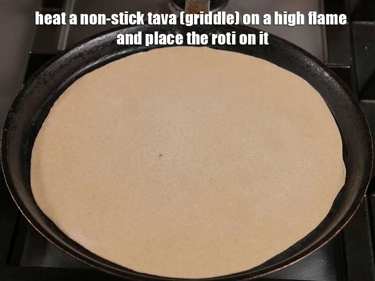 Step 19 – Roll out each portion into a 200 mm. (8&quot;) diameter circle.
