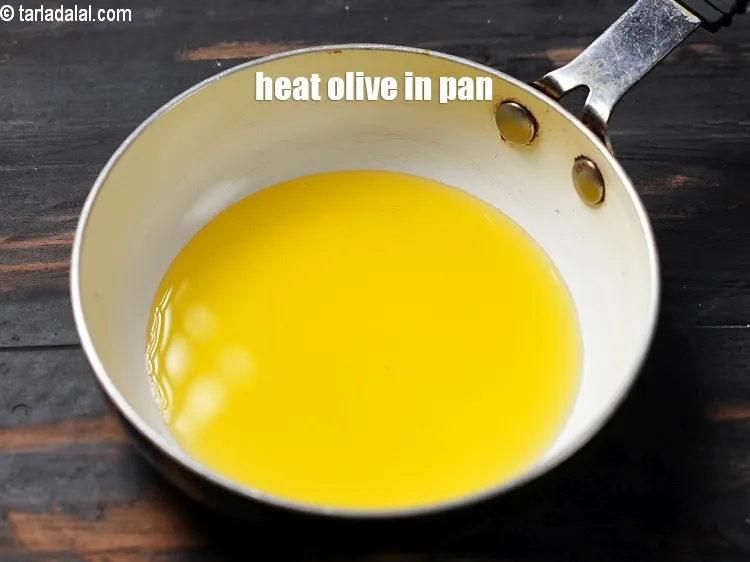 Step 13 – Heat 2 tbsp olive in a small pan.