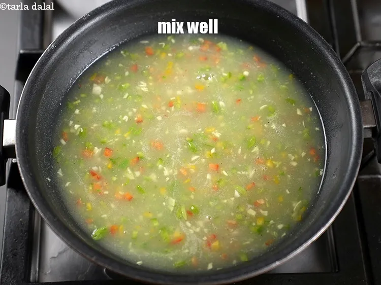 Step 13 – Mix well.