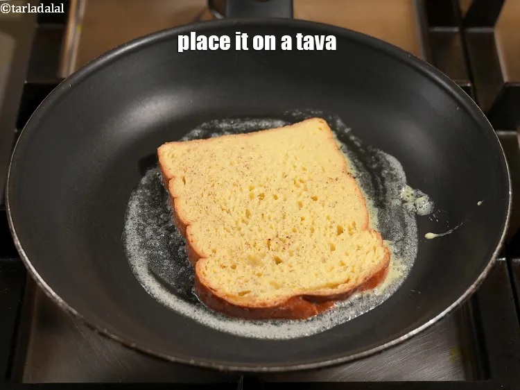 Step 13 – Place it on a tava.