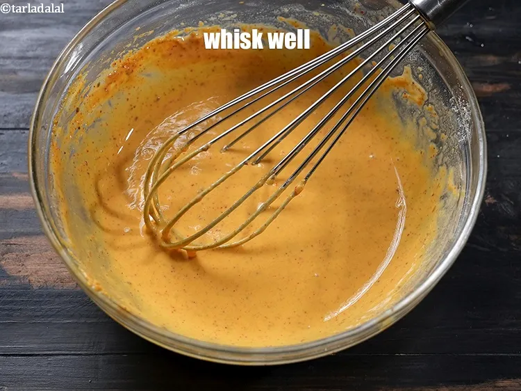 Step 13 – Whisk well.