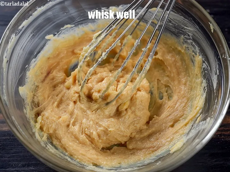 Step 13 – Whisk well.