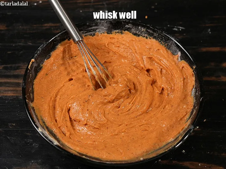 Step 13 – Whisk well.